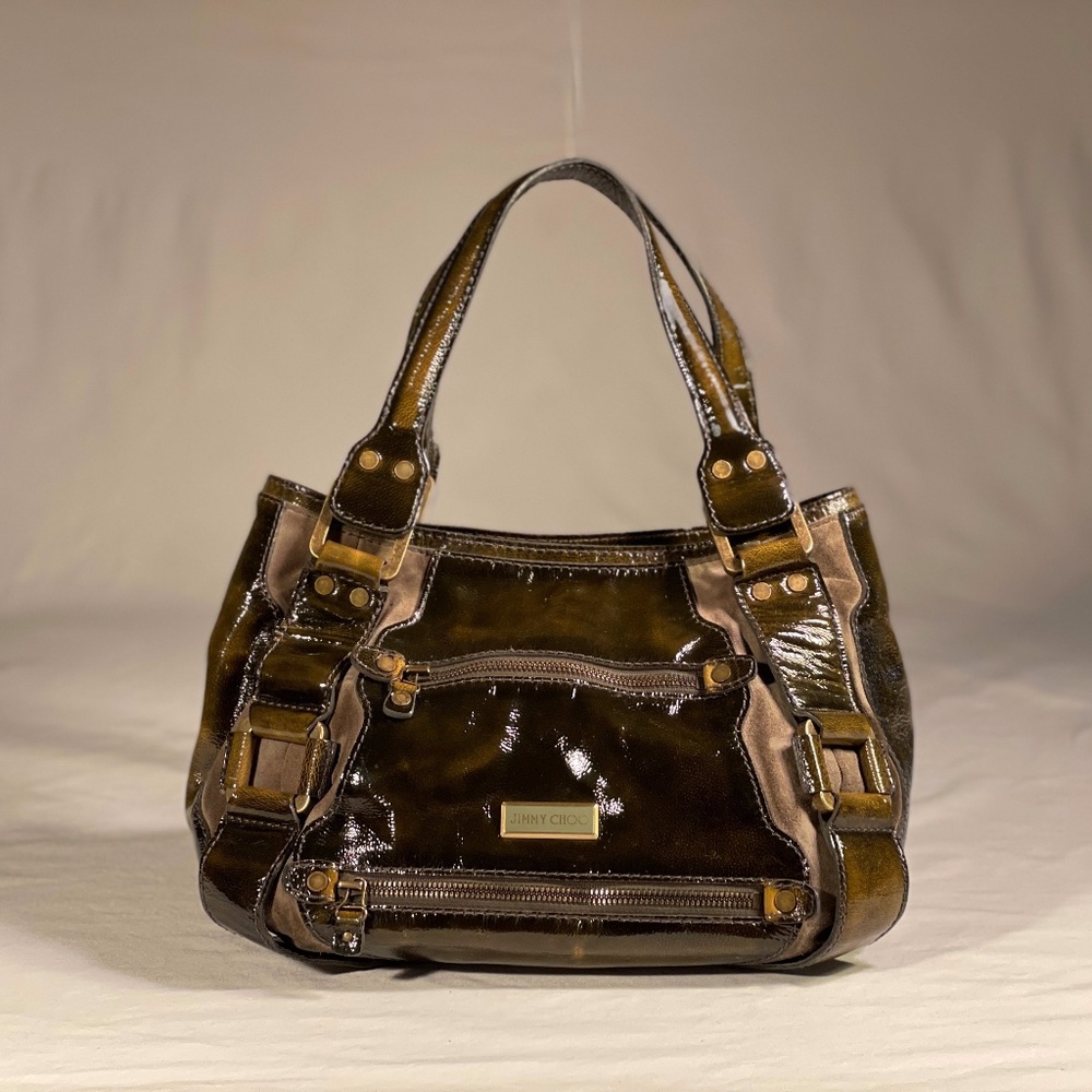 Jimmy Choo Olive Malena hobo bag